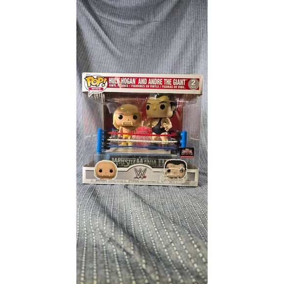 Funko Pop! Moment Hulk Hogan and Andre The Giant 2-Pack - Picture 1 of 7